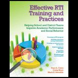 Effective Rti Training and Practices