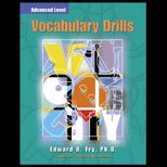 Vocabulary Drills  Advanced Level