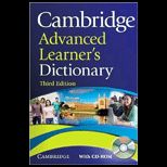 Cambridge Advanced Learners Dictionary with CD ROM