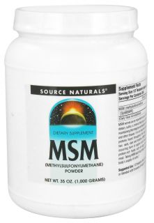 Source Naturals   MSM Methylsulfonylmethane Powder   35 oz.