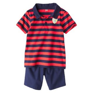 Just One YouMade by Carters Boys 2 Piece Set   Red/Dark Blue NB