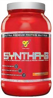 BSN   Syntha 6 Sustained Release Protein Powder Orange Smoothie   2.91 lbs.
