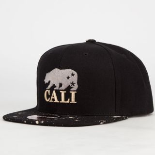 Pepper Mill Cali Mens Strapback Hat Black One Size For Men 23421