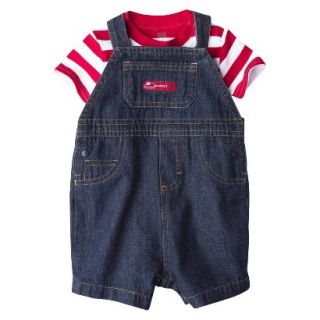 Just One YouMade by Carters Boys Shortall and Bodysuit Set   Red/White 12 M