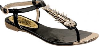 Womens Da Viccino Fosil   Black Sandals
