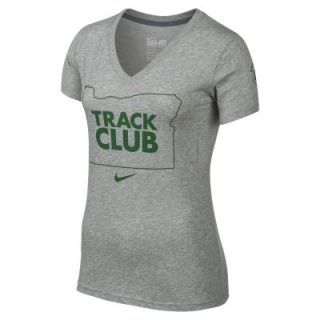 The Nike Oregon Track Club State Womens T Shirt   Dark Grey Heather