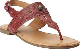 Womens Ariat Verge   Crimson Full Grain Leather Sandals