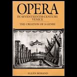 Opers in Seventeenth Century Venice