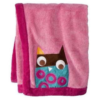 ZUTANOBLUE Owl Brights Embroidered Boa Blanket