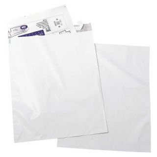 Quality Park Redi Strip Poly Mailer, Side Seam   White (50 Per Pack)