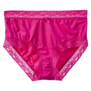 Gilligan & OMalley Womens Micro Lace Boxer Brief   Fandango Pink XS