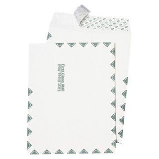 Quality Park Redi Strip Catalog Envelope, First Class   White (100 Per Box)