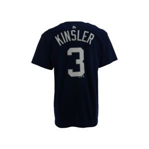 Detroit Tigers Ian Kinsler Majestic MLB Official Player T Shirt