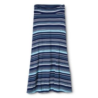 Merona Womens Knit Maxi Skirt   Waterloo Blue   S