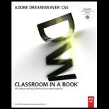 Adobe Dreamweaver CS5 Classroom in a Book  With DVD