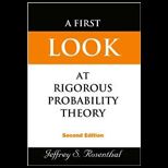 First Look at Rigorous Probability Theory