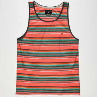 Down South Mens Tank Coral In Sizes Small, Medium, X Large, Xx Large,