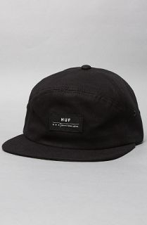HUF The Death From Above 6 Panel Volley Cap in Black