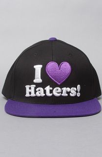 DGK The Haters Snapback Cap in Black Purple