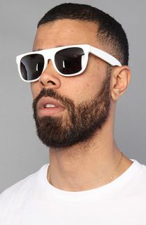Super Sunglasses The Flat Top Sunglasses in White