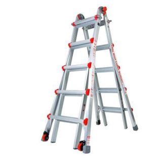 Little Giant Ladder M22 Classic 19 ft. Aluminum Multi Position Ladder with 300 lb. Load Capacity Type IA Duty Rating 10103LG