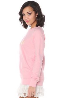 Crooks and Castles Crewneck No Love in Pale Pink