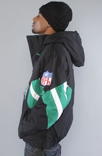 Mitchell & Ness The NFL Flashback Jacket in Black Green