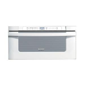 Sharp 30 in. W 1.2 cu. ft. Built in Microwave Drawer in White with Sensor Cooking KB6525PW