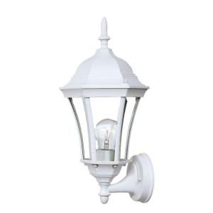 Acclaim Lighting Brynmawr Collection Wall Mount 1 Light Outdoor Textured White Light Fixture 5020TW