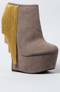 *Sole Boutique Fringe Boot in Gray