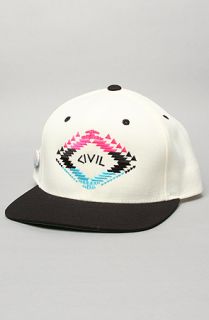 Civil The Aztec Snapback Cap in Cream