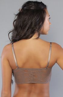 Free People The Underwire Crop Bra in Taupe