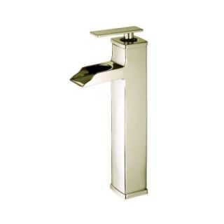 Belle Foret Schon Single Hole 1 Handle High Arc Bathroom Faucet in Satin Nickel FS1A4302SN