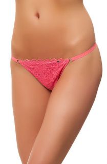 Pretty Polly Intimates String Thong Leopard Pink