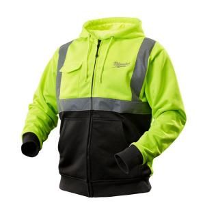 Milwaukee 2X Large M12 Lithium Ion Cordless High Visibility Heated Hoodie (Hoodie Only) 2376 2X