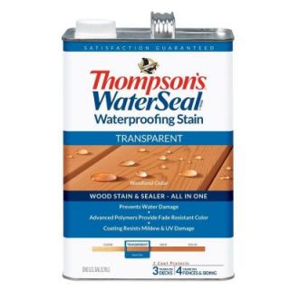 Thompsons WaterSeal 1 gal. Transparent Woodland Cedar Waterproofing Stain TH.041851 16