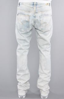 Insight The Buzzcock Slim Fit Jeans in Bleach Blue Tie Dye Wash