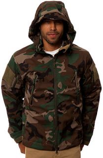 Rothco Jacket Special OPS Soft Shell in Woodland Camo Brown
