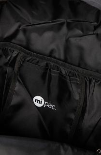 Mi Pac Bag Tri Tone Backpack in Black, Teal & Burgundy