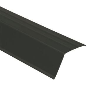 Gibraltar Building Products 10 ft. Black Galvanized Steel Gutter Apron 08310