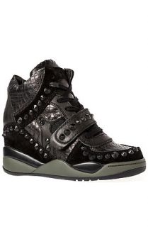 Ash Shoes Sneaker The Fancy in Python Black