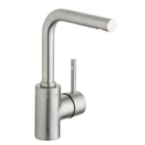 GROHE Essence Single Hole 1 Handle High Arc Bathroom Faucet in Brushed Nickel (Valve not included) 32137EN0