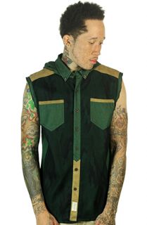 Entree LS NASH Button Down Vest Hoody