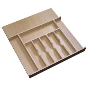 Home Decorators Collection 19x3x19 in. Cutlery Divider Tray for 24 in. Shallow Drawer in Natural Maple CDT24