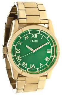 Flud Watches Watch Moment in Emerald and Gold