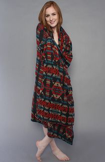 Obey The Cherokee Blanket in Heather Black