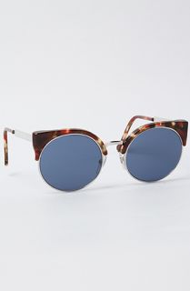 Super Sunglasses Sunglasses Lucia Half Frame in Tortoise