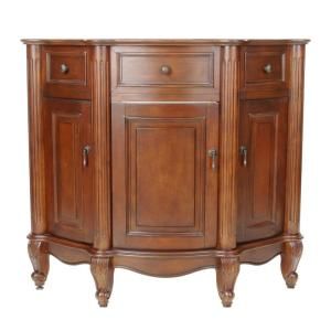 Xylem Manor 38 1/2 in. W x 20 1/2 in. D x 34 in. H Vanity Cabinet Only in Distressed Maple VC MANOR 20BN