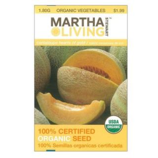 Martha Stewart Living 1.8 Gram Cantaloupe Hearts of Gold Seed 3907