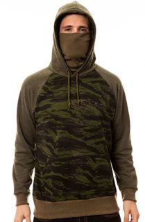 ARSNL The Kato Ninja Hoodie in Tiger Stripe Camo French Terry
